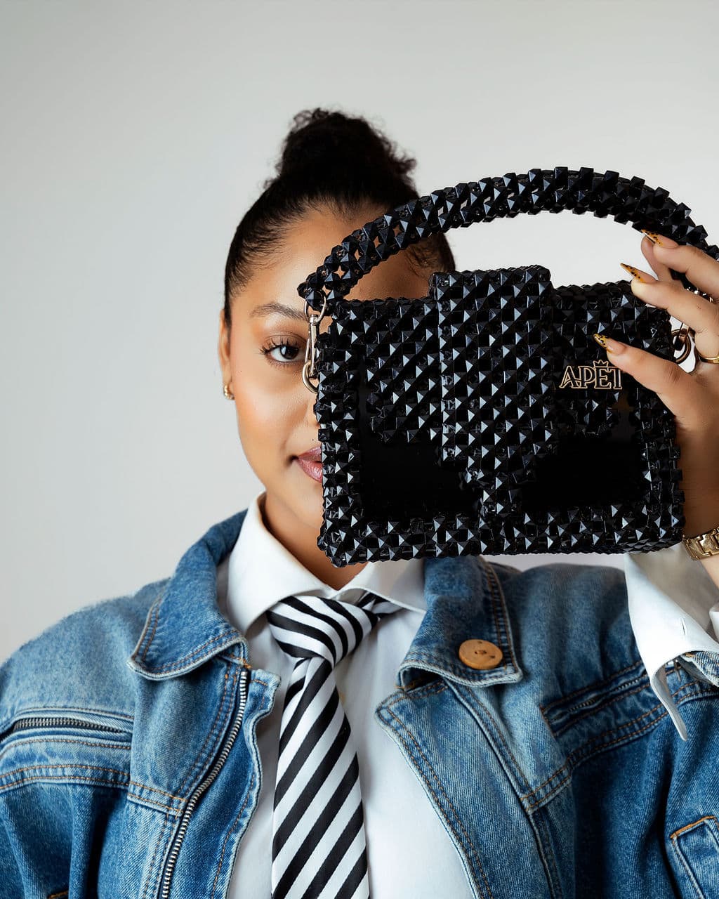 Klair Black Bag Close-up
